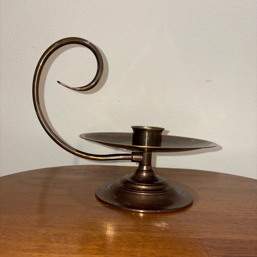 Vintage Pair Baldwin Brass Candle Holder Set of 2 Great decor and collectible